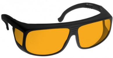Orange Lens Dim Light Melatonin Onset Eyewear frame 38 Black Fit-Over Style Large SKU 577704257