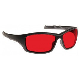 RED LENS Dim Light Melatonin Onset Eyewear frame 52 BLACK Wrap Around Style LARGE SKU 7751581639