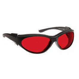 RED LENS Dim Light Melatonin Onset Eyewear frame 56 BLACK Wrap Around Style MEDIUM SKU 7758383047